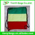 Rasta color bag/drawstring cloth bag